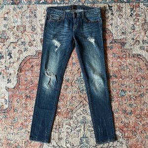 Bedrock for Express distressed skinny Jean